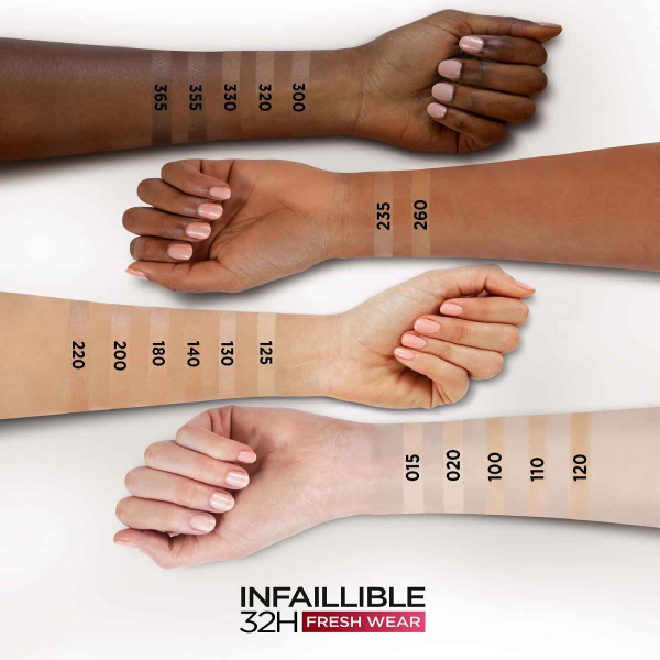 کرم پودر L’Oréal Infallible 32H Fresh Wear